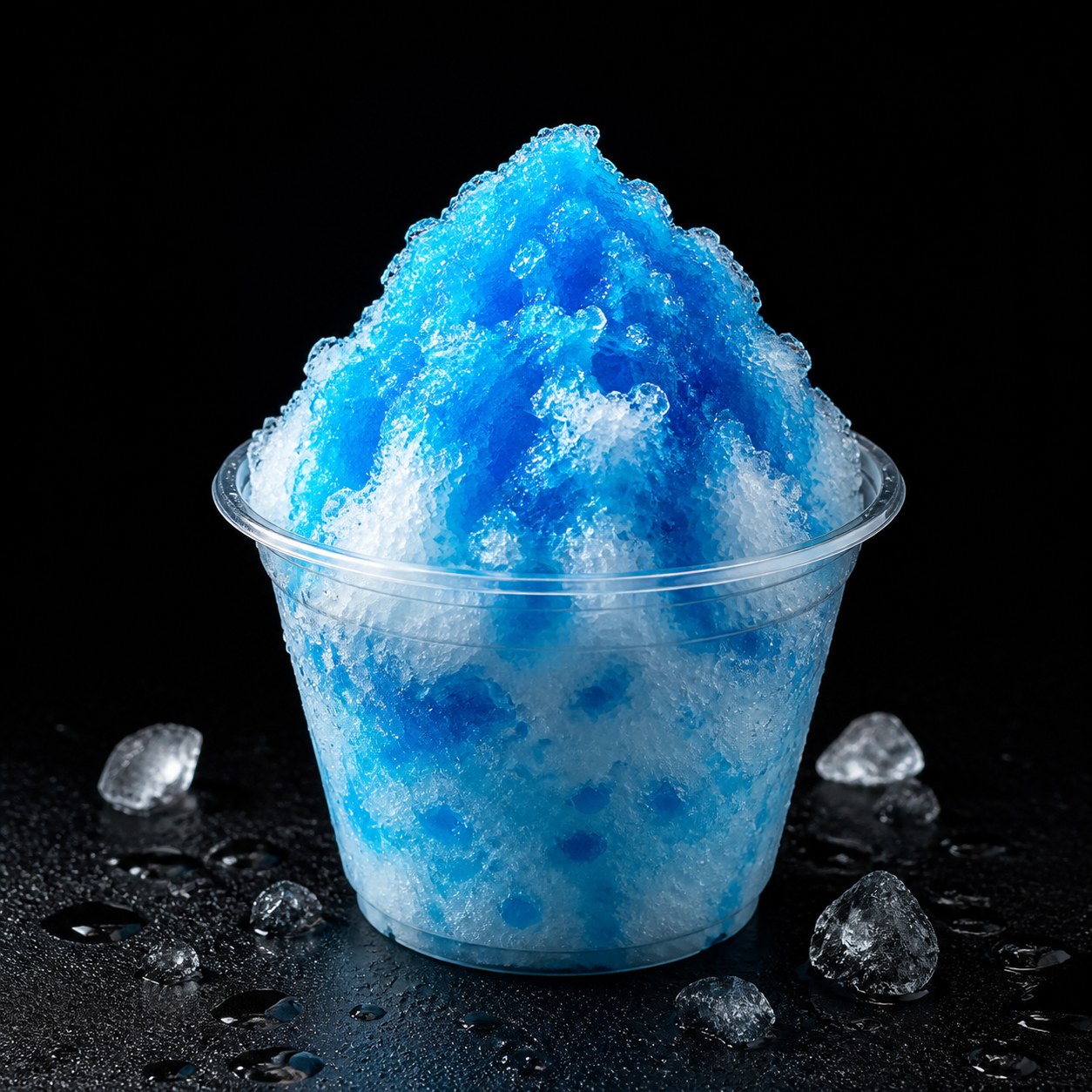 ブルーハワイのかき氷